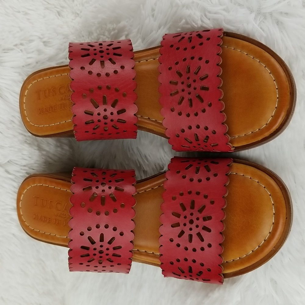 Tuscany by Easy Street Susana Block Heel Sandals